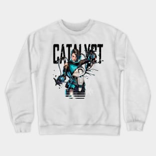 Apex legends Catalyst middle black Crewneck Sweatshirt